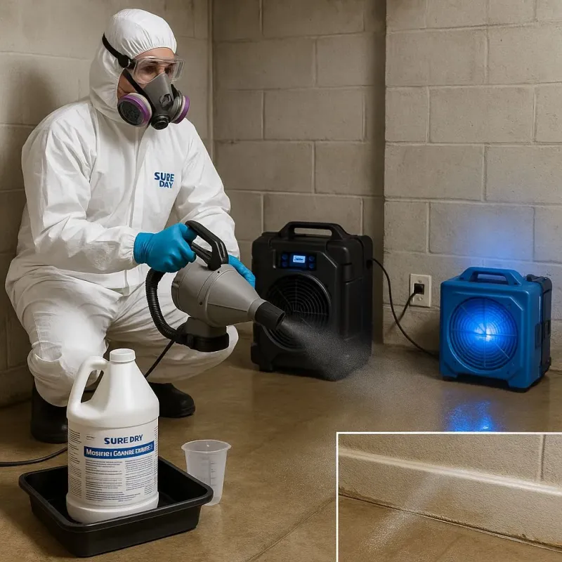 Sanitization and Odor Removal process in Rochester, NH